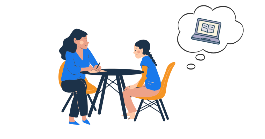 親子の話し合い